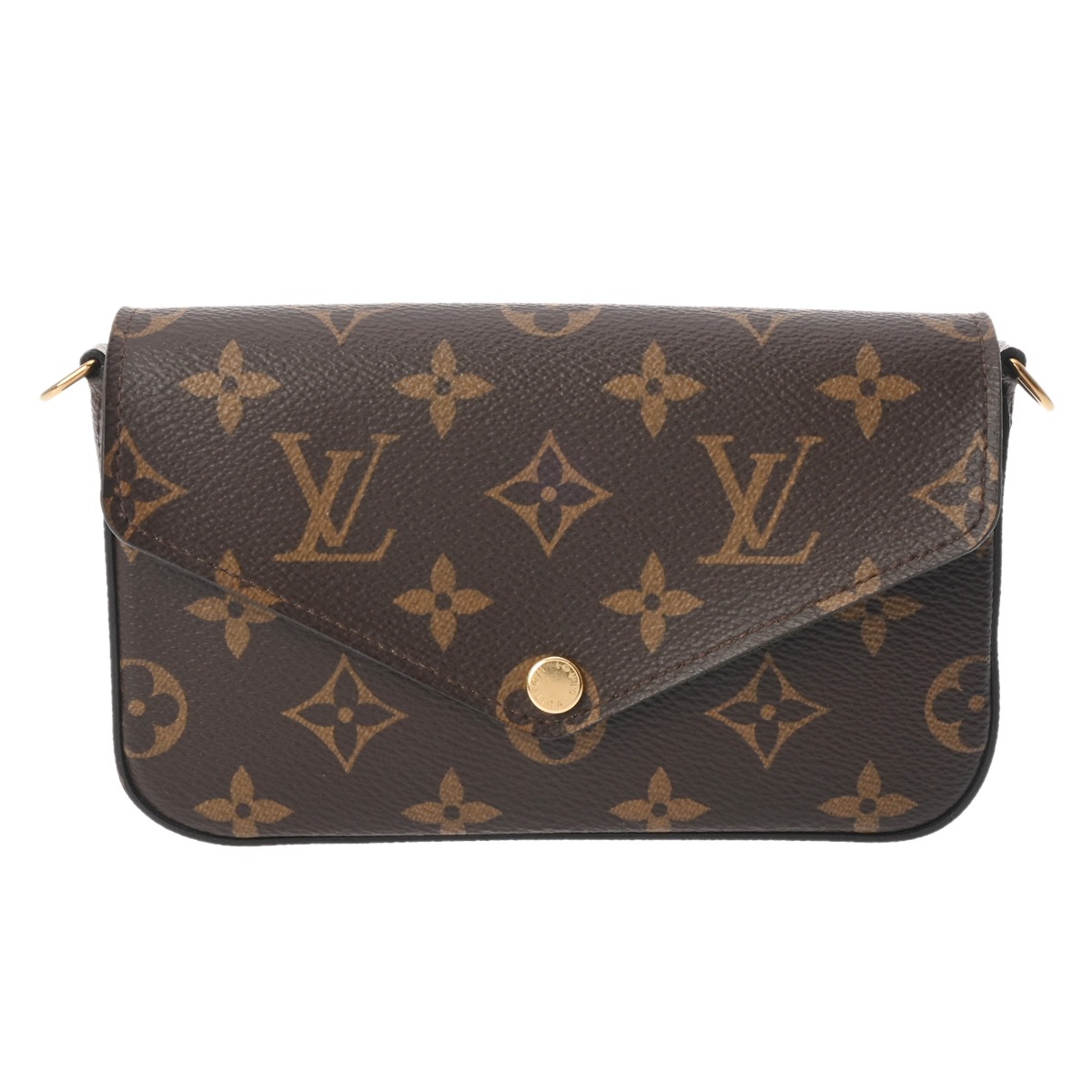 ルイ ヴィトン LOUIS VUITTON モノグラム ミュルティ ポシェット フェリシー カーキ M80091 モノグラムキャンバス ユニセックス ショルダーバッグ ヴィトンバッグ バック ブランド 【ローン48回払い無金利】【中古】