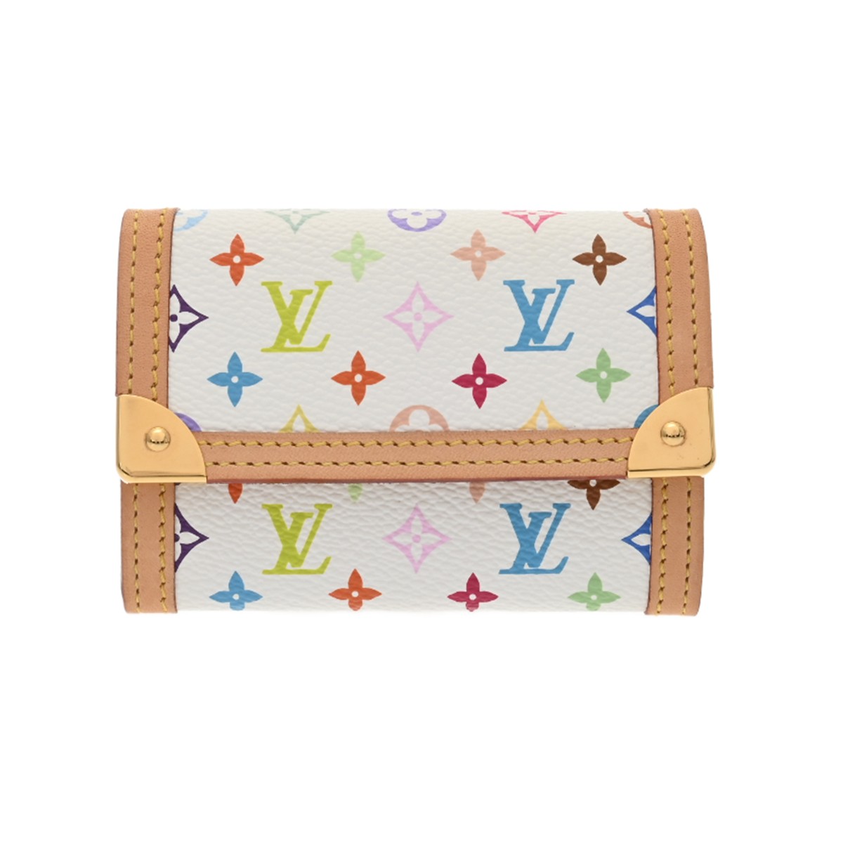 ルイ ヴィトン LOUIS VUITTON モノグラムマルチカラー ポルトモネ プラ ブロン M92657 モノグラム・マルチカラー・キャンバス ユニセックス コインケース ルイ ヴィトン 財布 ブランド 【ローン48回払い無金利】【中古】