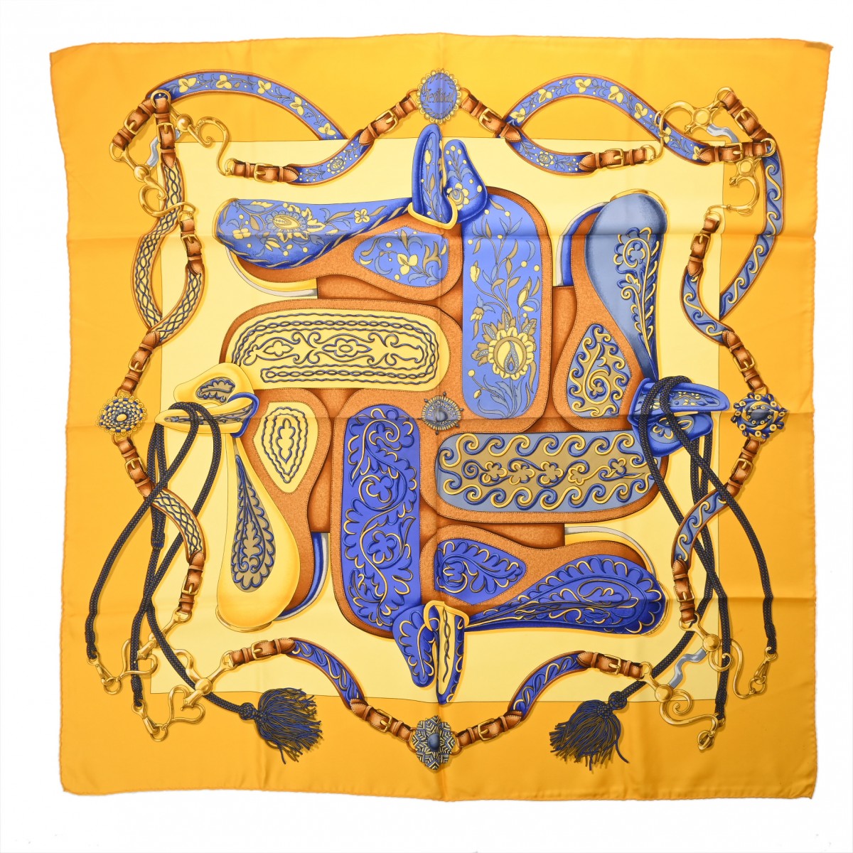 楽天市場】【未使用品】HERMES エルメス スカーフ カレ 90 シルク100