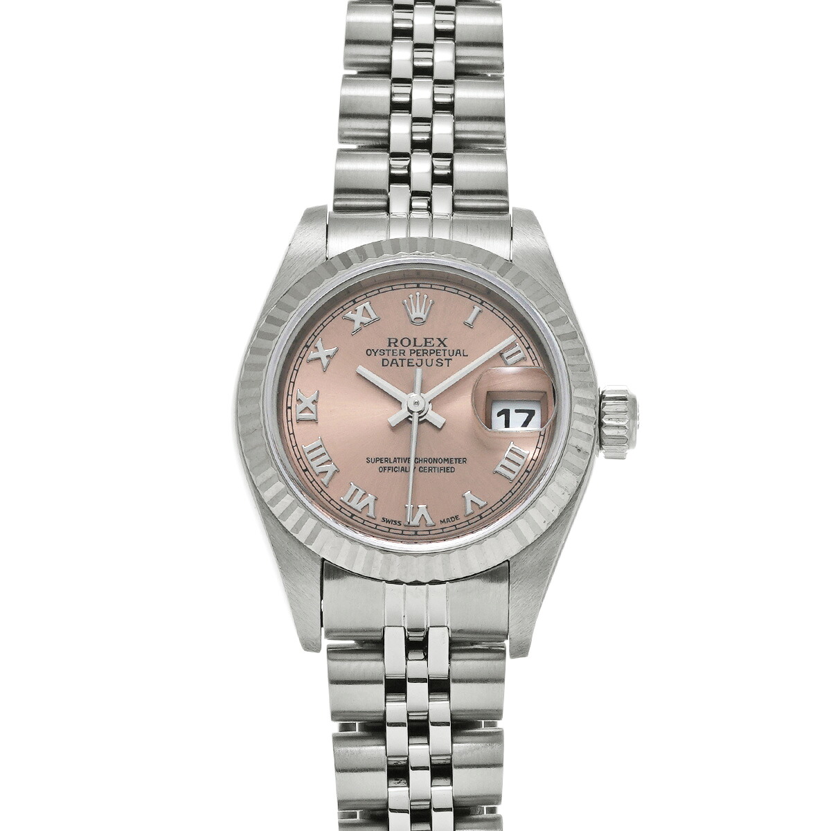 ロレックス ROLEX デイトジャスト 79174 K番(2001年頃製造) ピンク レディース 腕時計 ロレックス 時計 高級腕時計 ブランド 【ローン48回払い無金利】【中古】
