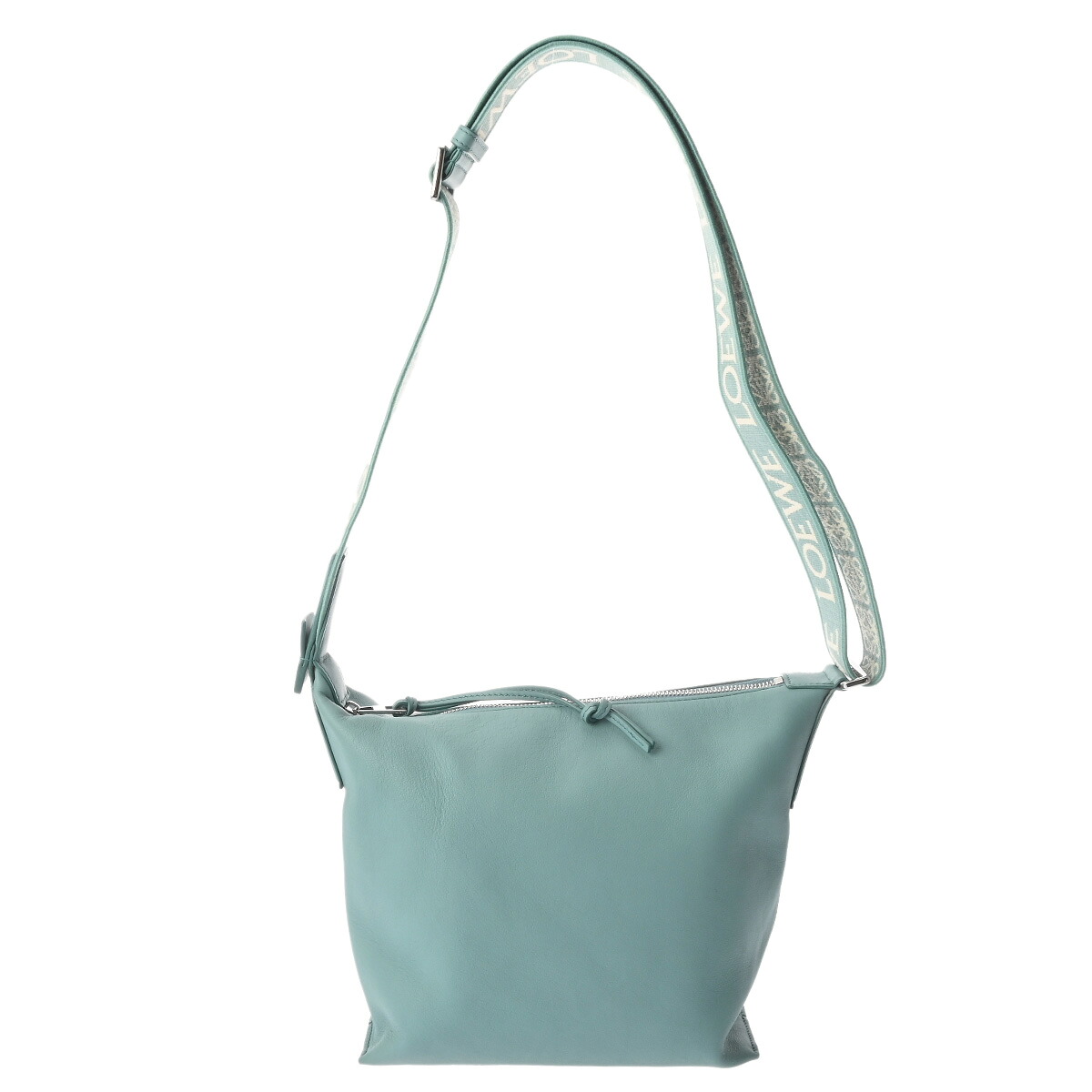 【~7/26 最大5万円クーポン】ロエベ LOEWE キュービィ クロスボディバッグ スモール ブルー B906Q63X04 サブルスムースカーフ メンズ ボディバッグ ロエベ ボディバッグ バック ブランド 【ローン48回払い無金利】【中古】|ウォッチニアン ブランド品専門店