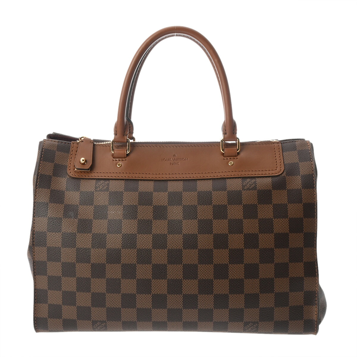 ルイ ヴィトン LOUIS VUITTON ダミエ グリニッジ ブラウン N41337 ダミエキャンバス レディース ハンドバッグ ヴィトンバッグ バック ブランド 【ローン48回払い無金利】【中古】