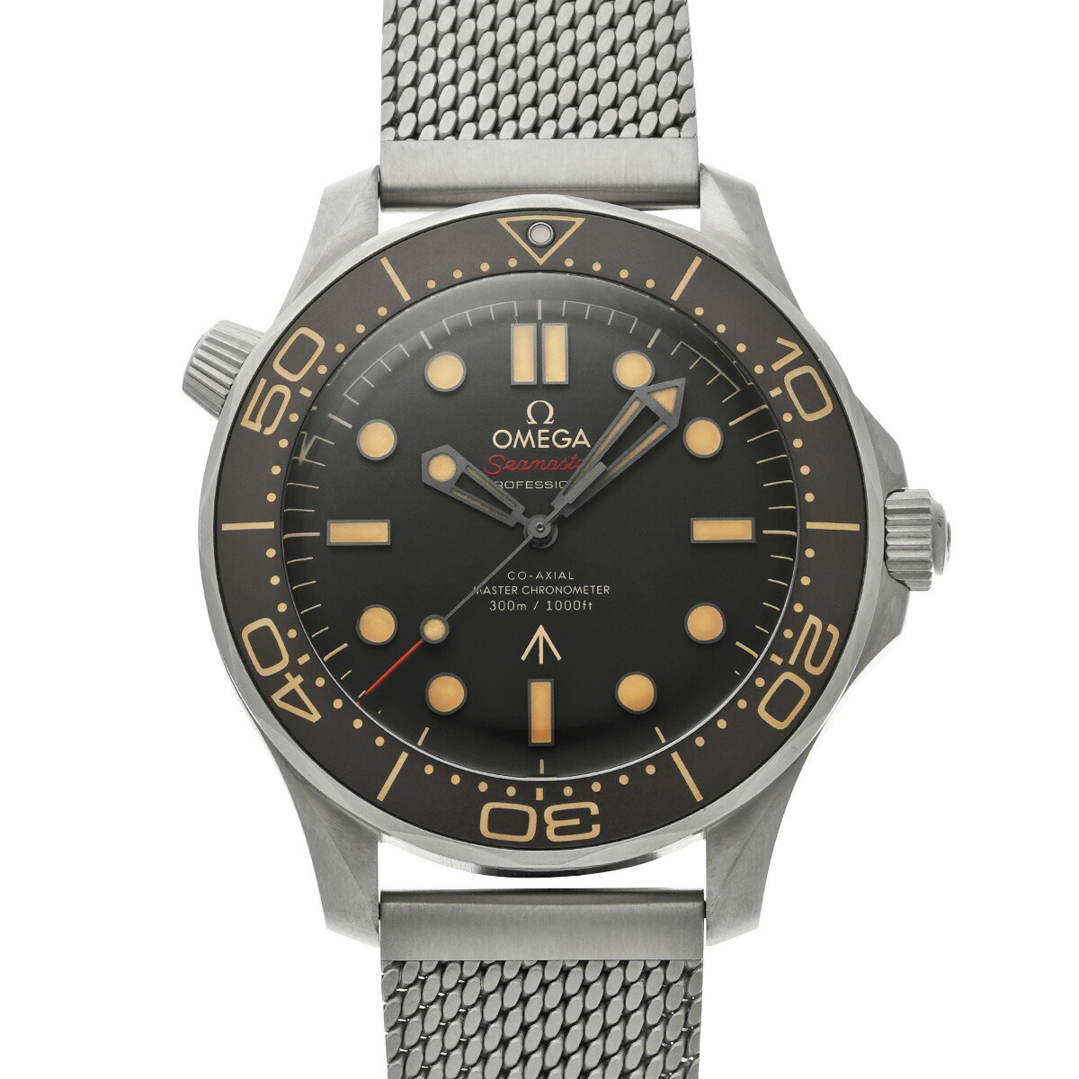 【～4/10 最大5万円クーポン】オメガ OMEGA シーマスター ダイバー300 コーアクシャル マスタークロノメーター 007 210.90.42.20.01.001 ブラウン メンズ 腕時計 オメガ 時計 高級腕時計 ブランド 【ローン48回払い無金利】【中古】
