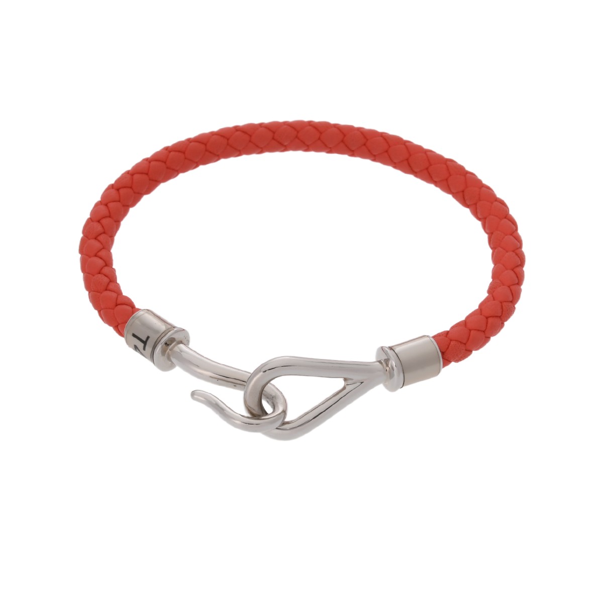 【～4/10 最大5万円クーポン】エルメス HERMES ジャンボ #T4 オレンジ/シルバー金具 ヴォースイフト レディース ブレスレット エルメス 【ローン48回払い無金利】【中古】 20,286円