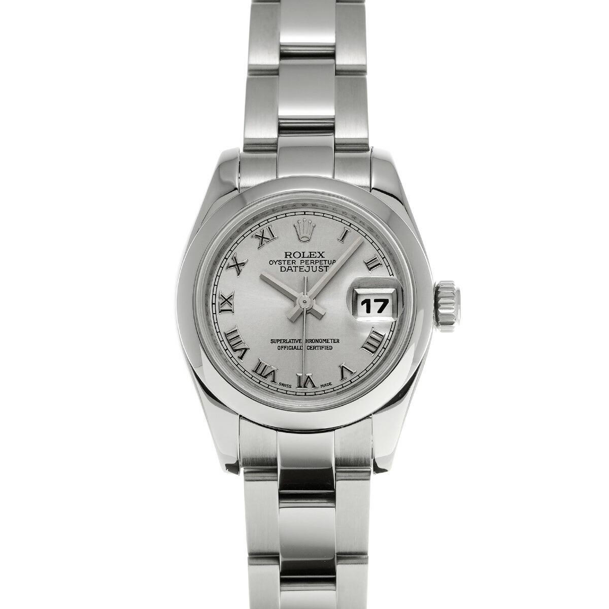 【～4/17 最大5万円クーポン】ロレックス ROLEX デイトジャスト 179160 Z番(2006年頃製造) グレー レディース 腕時計 ロレックス 時計 高級腕時計 ブランド 【ローン48回払い無金利】【中古】