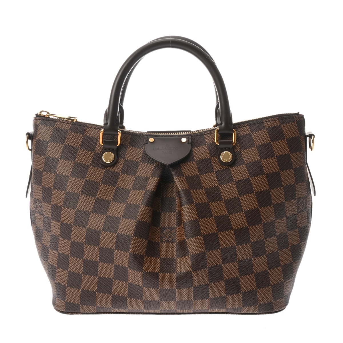 【～4/10 最大5万円クーポン】ルイ ヴィトン LOUIS VUITTON ダミエ シエナ PM 2WAY エベヌ N41545 ダミエキャンバス レディース ハンドバッグ ヴィトンバッグ バック ブランド 【ローン48回払い無金利】【中古】