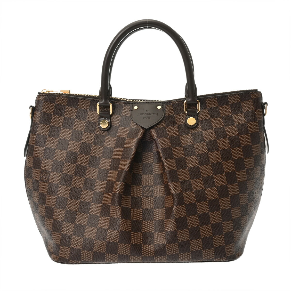 【～4/10 最大5万円クーポン】ルイ ヴィトン LOUIS VUITTON ダミエ シエナ MM 2WAY ブラウン N41546 ダミエキャンバス レディース ハンドバッグ ヴィトンバッグ バック ブランド 【ローン48回払い無金利】【中古】