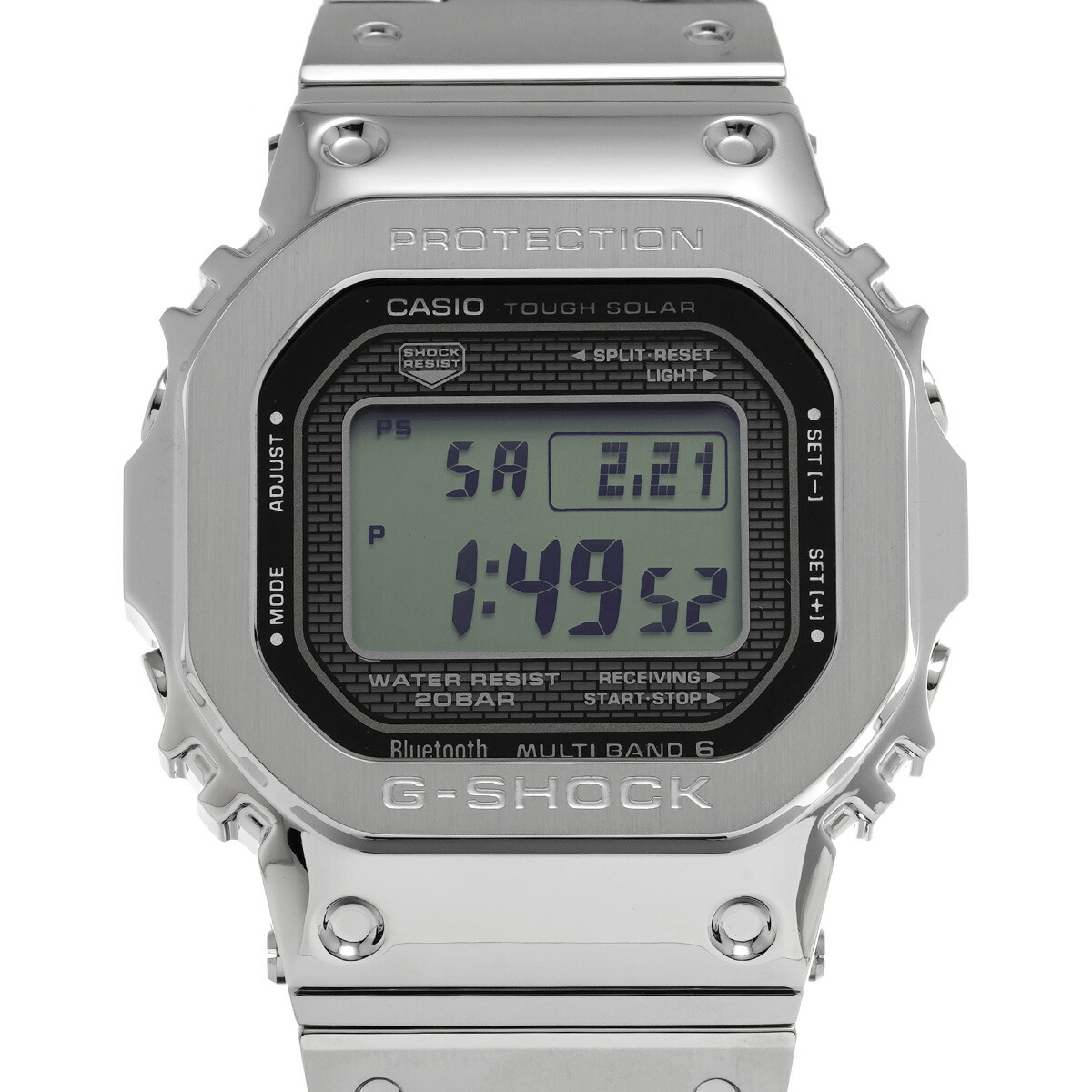 【～4/10 最大5万円クーポン】カシオ CASIO G-SHOCK GMW-B5000シリーズ GMW-B5000D-1JF ブラック メンズ 腕時計 カシオ 時計 高級腕時計 ブランド 【ローン48回払い無金利】【中古】 44,388円