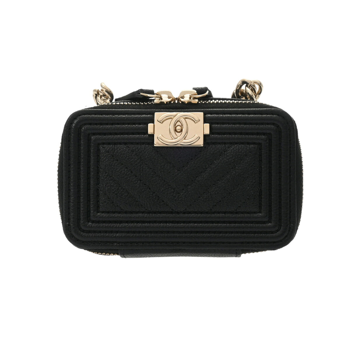 【~7/26 最大5万円クーポン】シャネル CHANEL BOY CHANEL ミニ チェーンクラッチ ブラック AP2708 キャビアスキン レディース ショルダーバッグ chanel シャネル バッグ バック ブランド 【ローン48回払い無金利】【中古】|ウォッチニアン ブランド品専門店