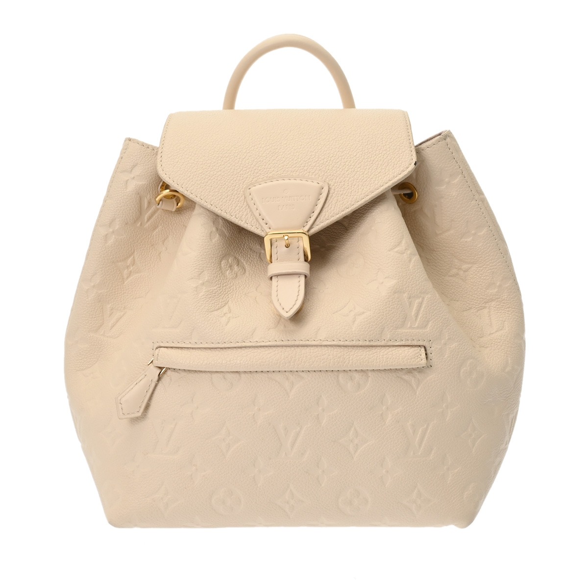 【～4/17 最大5万円クーポン】ルイ ヴィトン LOUIS VUITTON モノグラムアンプラント モンスリ PM クレーム M45397 レザー レディース リュック・デイパック ヴィトンバッグ バック ブランド 【ローン48回払い無金利】【中古】