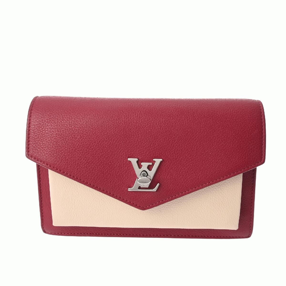 【～4/17 最大5万円クーポン】ルイ ヴィトン LOUIS VUITTON ポシェットロックミーチェーン リドゥヴァン/エタン/クレーム M63470 カーフレザー レディース ショルダーバッグ ヴィトンバッグ バック ブランド 【ローン48回払い無金利】【中古】