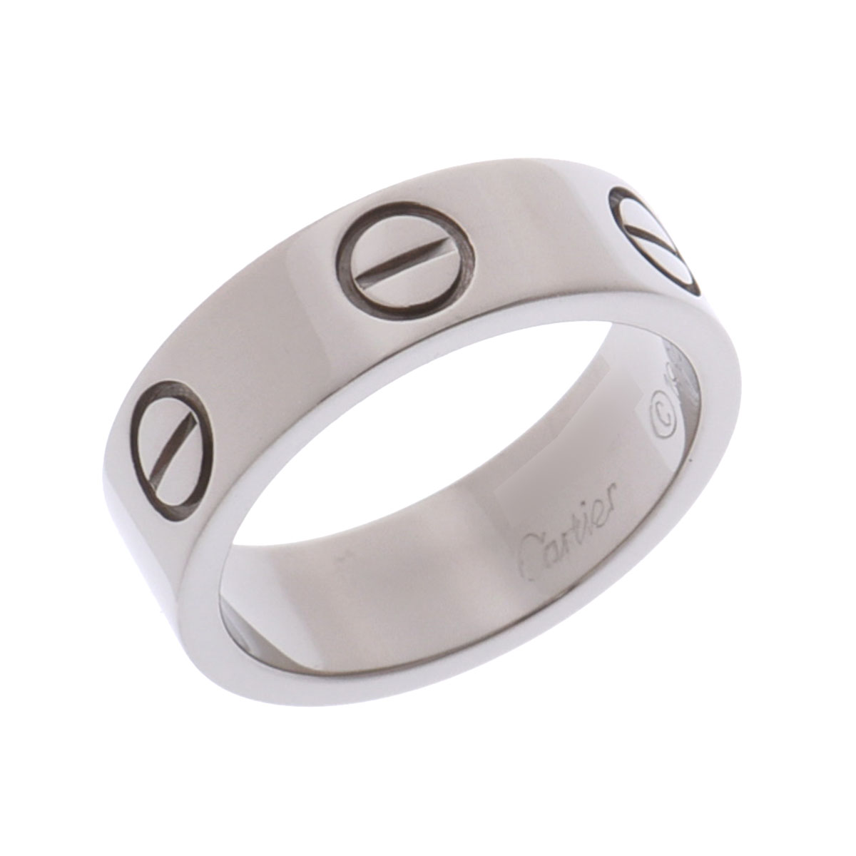 【～4/10 最大5万円クーポン】カルティエ CARTIER ラブリング #49 K18ホワイトゴールド WG レディース リング・指輪 カルティエ 【ローン48回払い無金利】【中古】