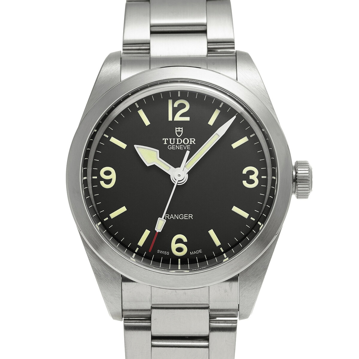 【～4/10 最大5万円クーポン】チューダー / チュードル TUDOR レンジャー 79950 ブラック メンズ 腕時計 チューダー / チュードル 時計 高級腕時計 ブランド 【ローン48回払い無金利】【中古】
