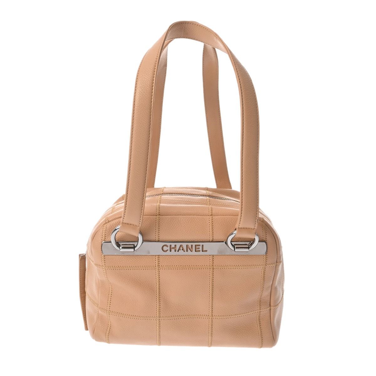 【～4/17 最大5万円クーポン】シャネル CHANEL チョコバー ベージュ A26135 カーフスキン レディース ショルダーバッグ chanel シャネル バッグ バック ブランド 【ローン48回払い無金利】【中古】