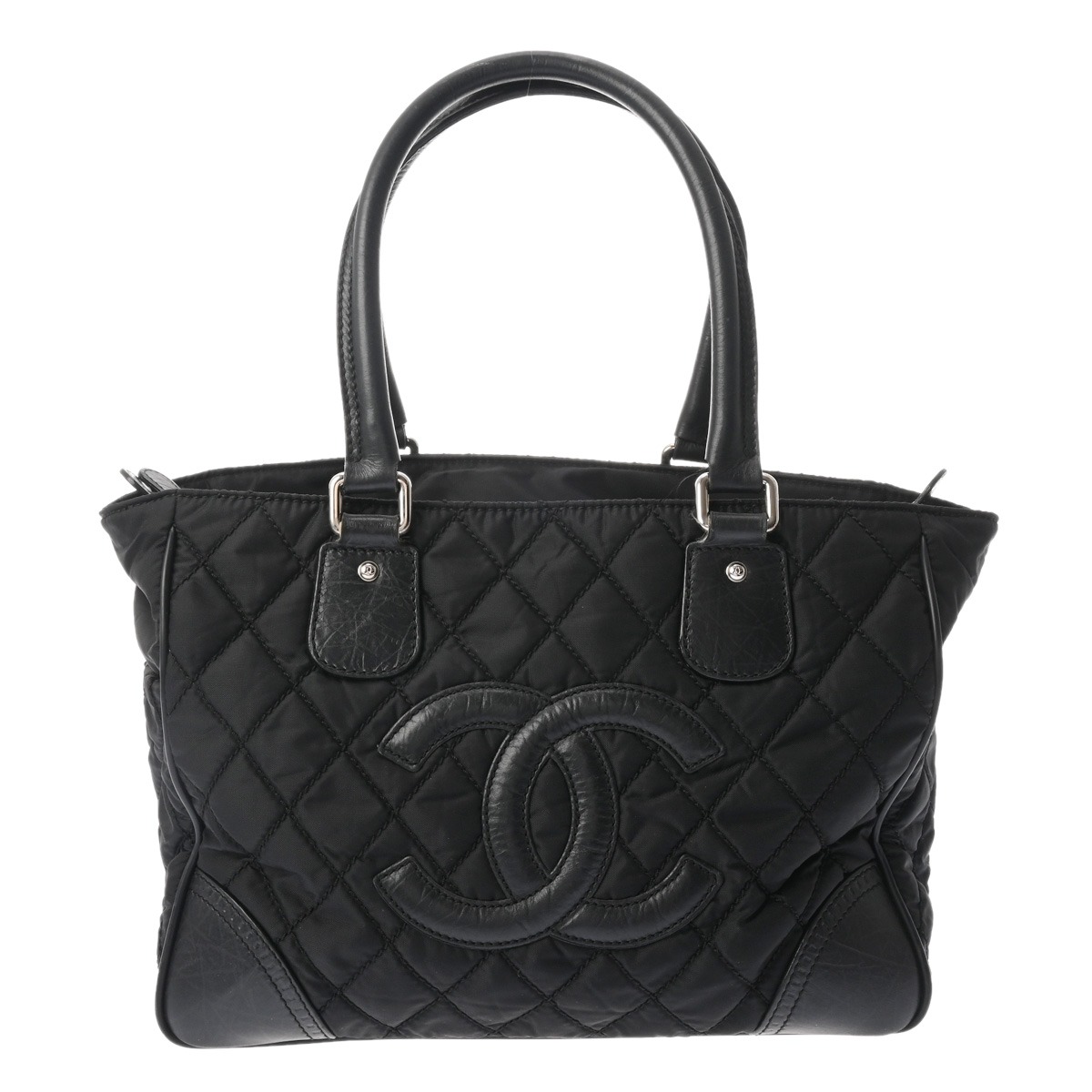 シャネル CHANEL パリニューヨーク ブラック A33100 ナイロン レディース トートバッグ chanel シャネル バッグ バック ブランド 【ローン48回払い無金利】【中古】