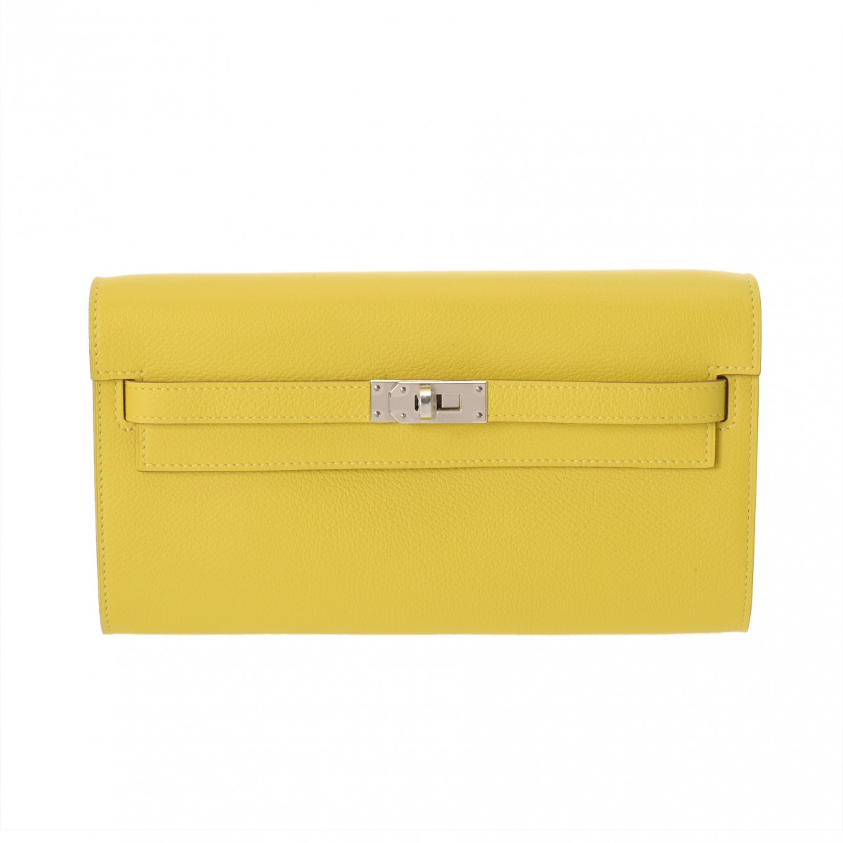 【～4/17 最大5万円クーポン】エルメス HERMES ケリーウォレット ロングトゥーゴー ライム エヴァーカラー ユニセックス 長財布 エルメス 財布 ブランド 【ローン48回払い無金利】【中古】