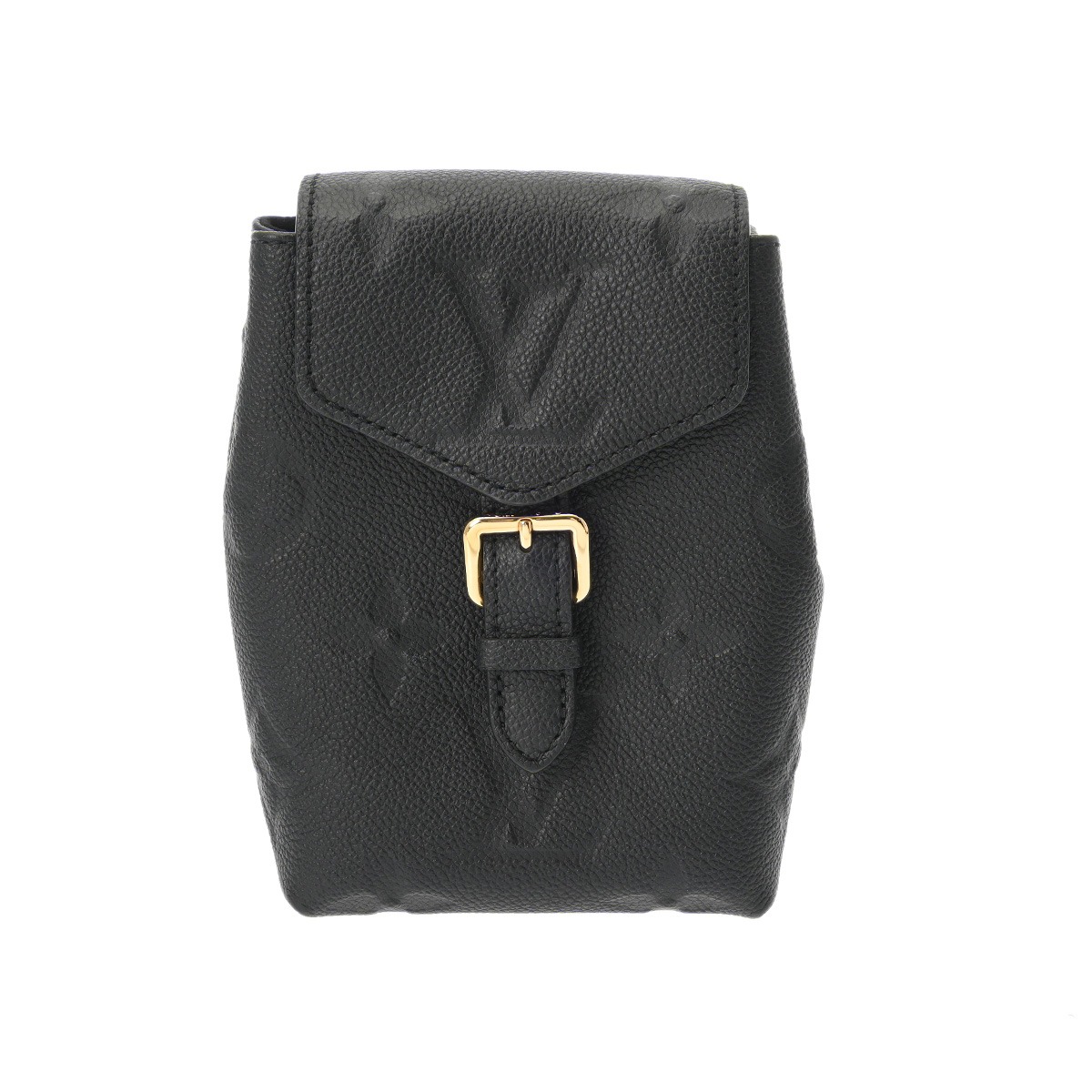 【～4/17 最大5万円クーポン】ルイ ヴィトン LOUIS VUITTON モノグラムアンプラント タイニー バックパック ノワール M80596 レザー レディース リュック・デイパック ヴィトンバッグ バック ブランド 【ローン48回払い無金利】【中古】