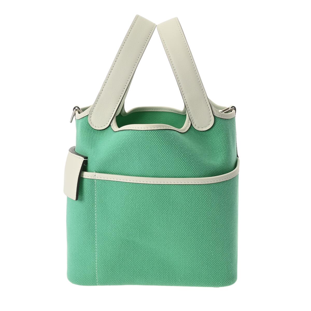 【～4/10 最大5万円クーポン】エルメス HERMES ピコタンロック PM カーゴ ヴェールコミック/ヴェールフィズ トワルゴエラン/ヴォースイフト レディース ハンドバッグ エルメス ピコタン バック ブランド 【ローン48回払い無金利】【未使用】