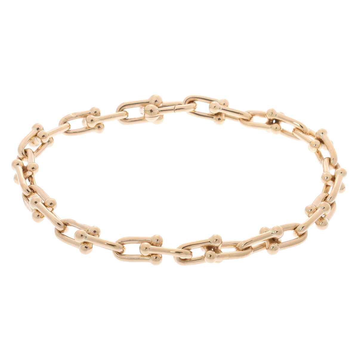 【～4/10 最大5万円クーポン】ティファニー TIFFANY & Co. ハードウェア スモールリンク ブレスレット K18イエローゴールド YG レディース ブレスレット ティファニー 【ローン48回払い無金利】【中古】
