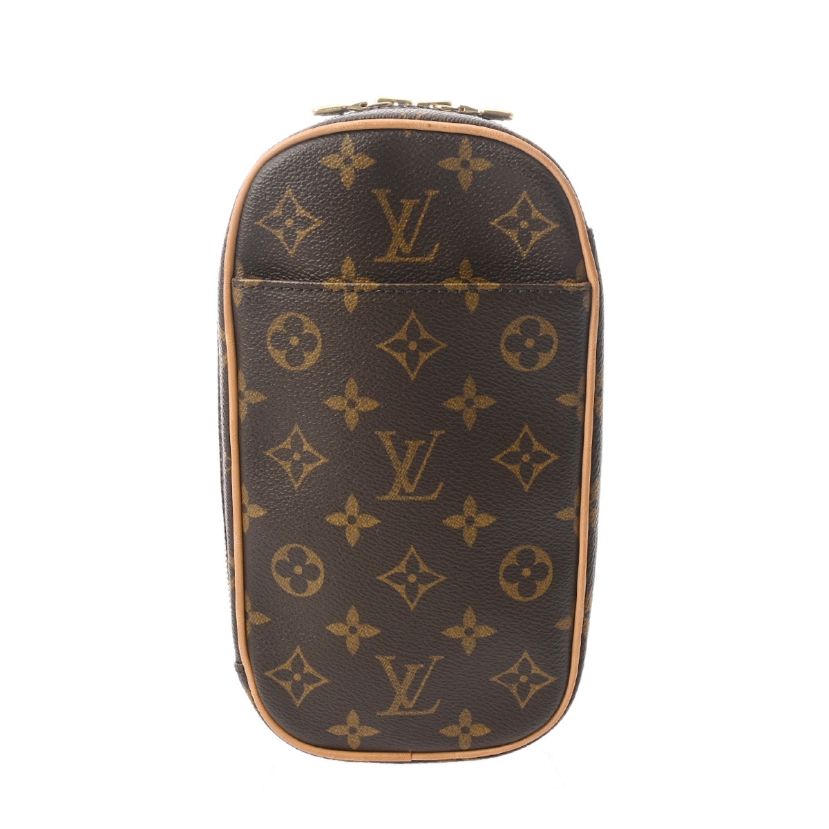 【～4/17 最大5万円クーポン】ルイ ヴィトン LOUIS VUITTON モノグラム ポシェットガンジュ ブラウン M51870 モノグラムキャンバス メンズ ボディバッグ ヴィトンバッグ バック ブランド 【ローン48回払い無金利】【中古】