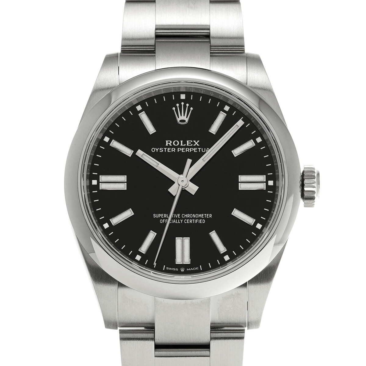 【～4/17 最大5万円クーポン】ロレックス ROLEX オイスターパーペチュアル 41 134300 ランダムシリアル ブラック メンズ 腕時計 ロレックス 時計 高級腕時計 ブランド 【ローン48回払い無金利】【中古】