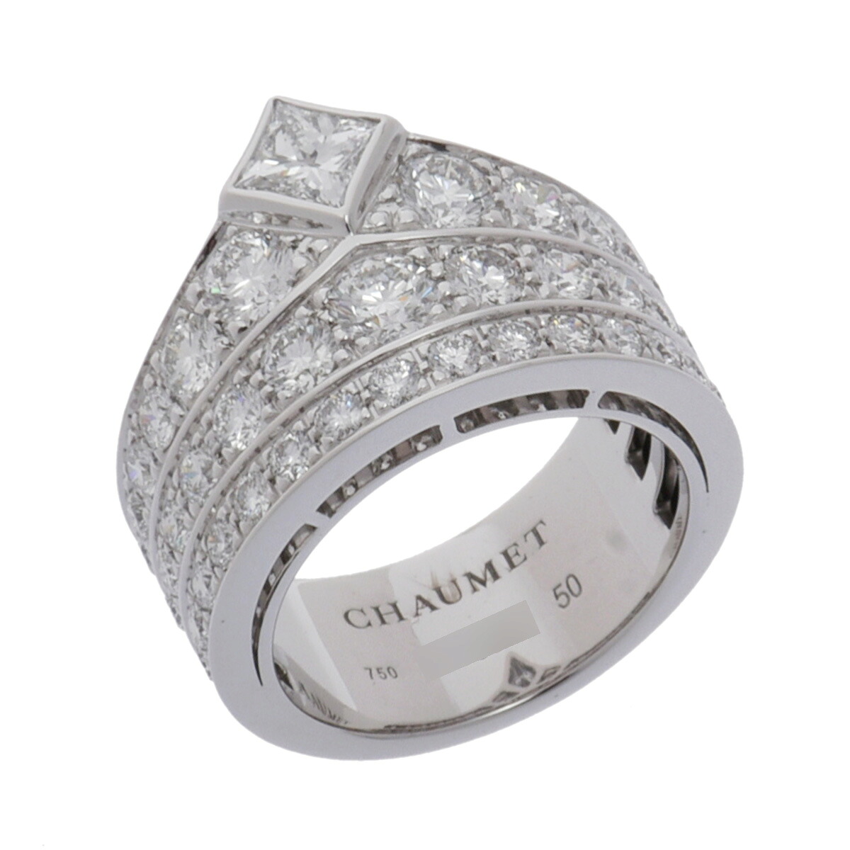 ショーメ Chaumet ジョセフィーヌ クラウン リング #50 081858 K18ホワイトゴールド WG ダイヤモンド レディース リング・指輪 ショーメ 【ローン48回払い無金利】【中古】｜ウォッチニアン ブランド品専門店