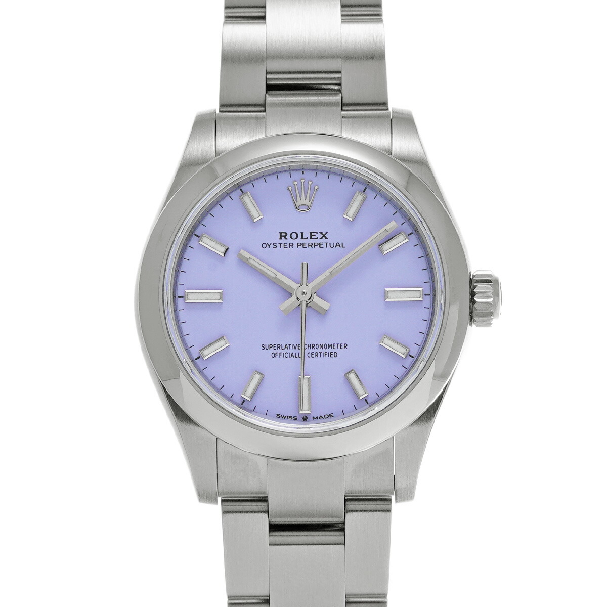ロレックス ROLEX オイスターパーペチュアル 31 277200 ラベンダー/メッドブルー ユニセックス 腕時計 ロレックス 時計 高級腕時計 ブランド 【ローン48回払い無金利】【中古】