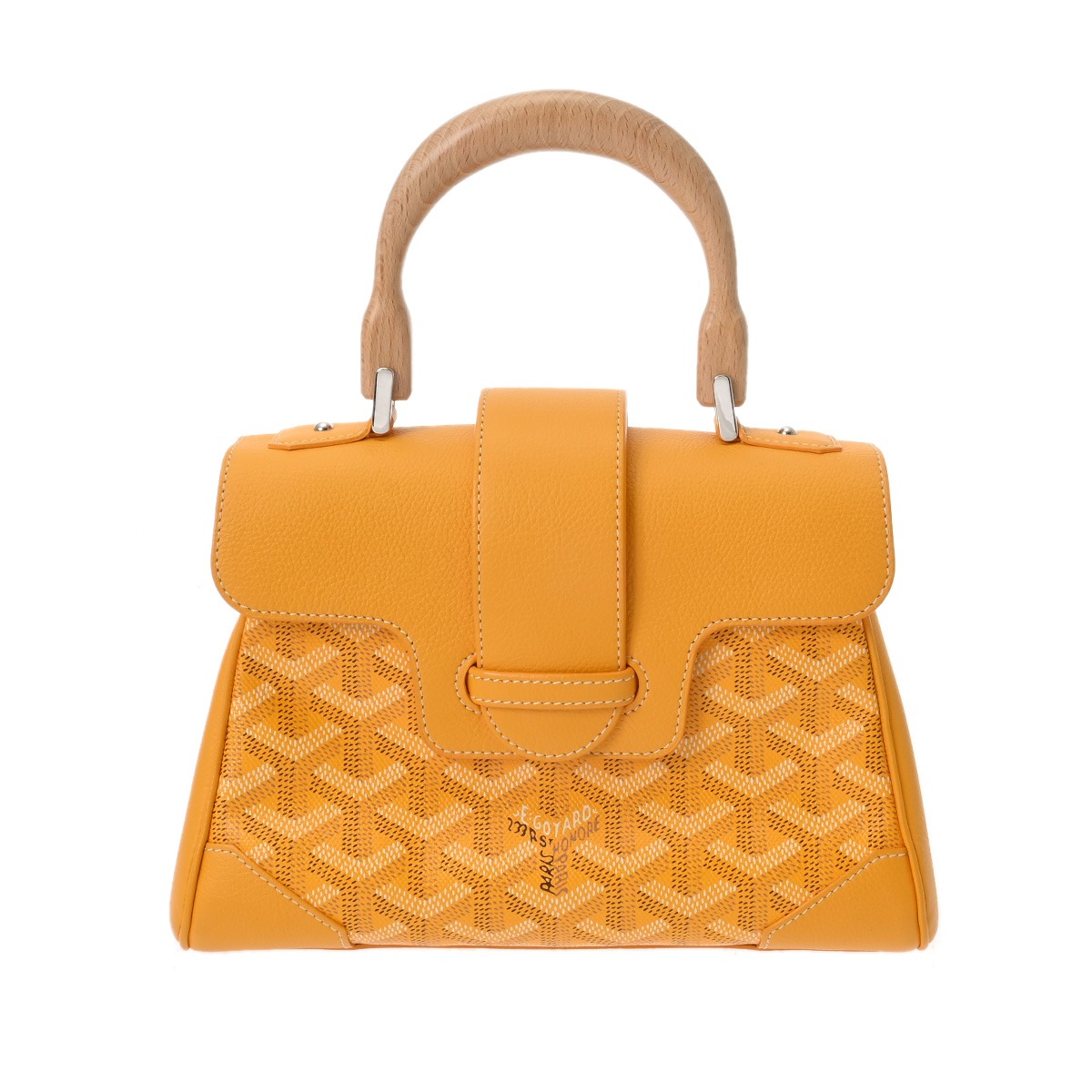 ゴヤール GOYARD ヘリンボーン サイゴン ミニ イエロー SAIGONMINTY08CL08P ゴヤールディンキャンバス/シュヴロッシュカーフ ユニセックス 2WAYバッグ ゴヤール 2WAYバッグ バック ブランド 【ローン48回払い無金利】【中古】｜ウォッチニアン ブランド品専門店