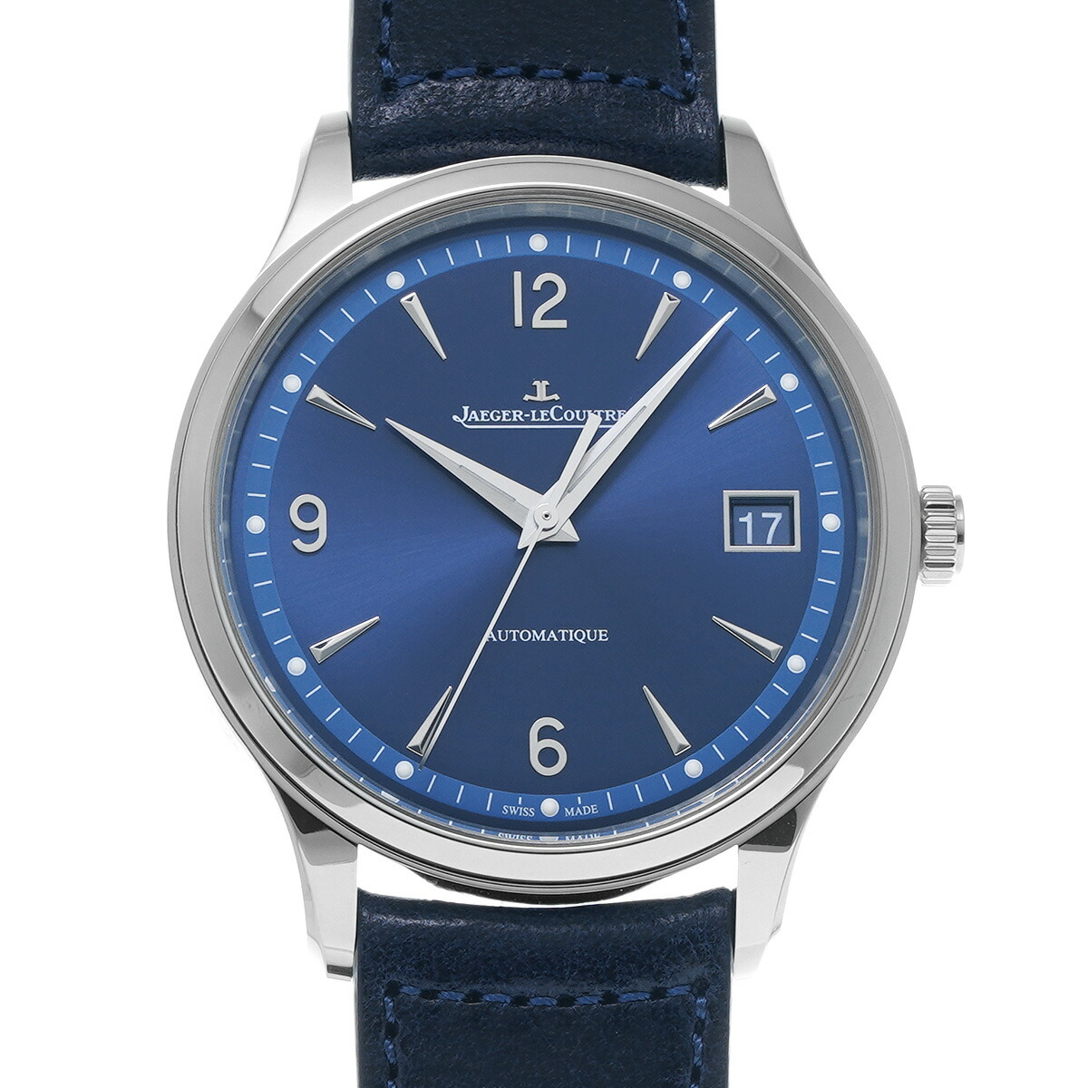 【～4/10 最大5万円クーポン】ジャガー ルクルト Jaeger-LeCoultre マスター コントロール デイト Q4018480 ブルー メンズ 腕時計 ジャガー ルクルト 時計 高級腕時計 ブランド 【ローン48回払い無金利】【中古】 447,200円