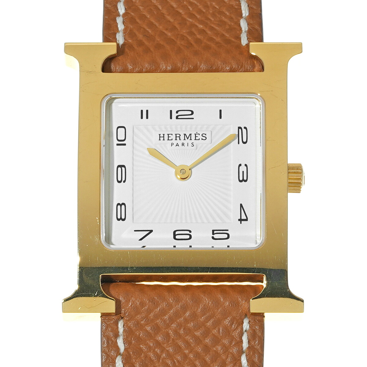 【～4/10 最大5万円クーポン】エルメス HERMES Hウォッチ HH1.510 ホワイト ユニセックス 腕時計 エルメス 時計 高級腕時計 ブランド 【ローン48回払い無金利】【中古】