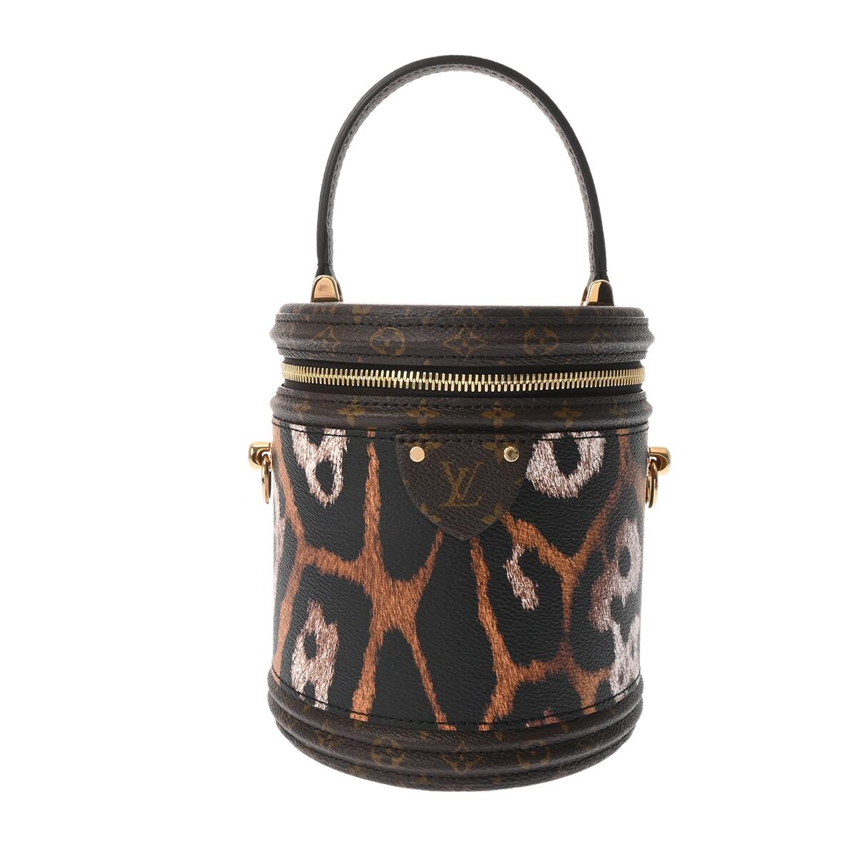 【～4/10 最大5万円クーポン】ルイ ヴィトン LOUIS VUITTON LVアニマル/モノグラム カンヌ ブラウン M13846 コーティングキャンバス レディース ハンドバッグ ヴィトンバッグ バック ブランド 【ローン48回払い無金利】【中古】