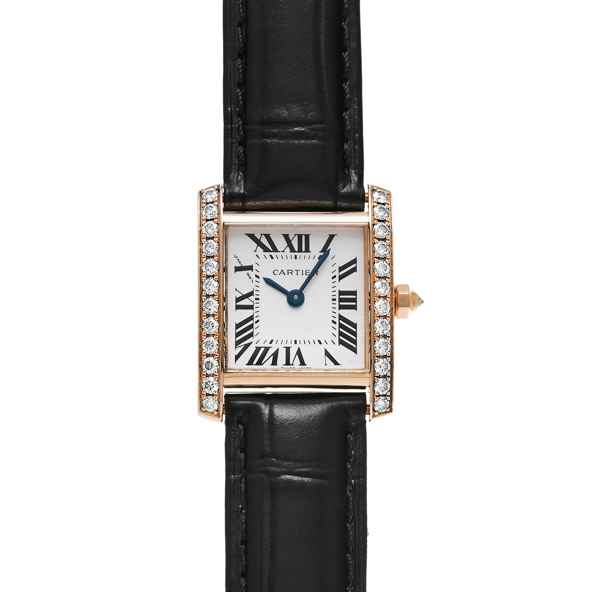 【～4/10 最大5万円クーポン】カルティエ CARTIER タンク フランセーズ SM WE104531 シルバー レディース 腕時計 カルティエ 時計 高級腕時計 ブランド 【ローン48回払い無金利】【中古】