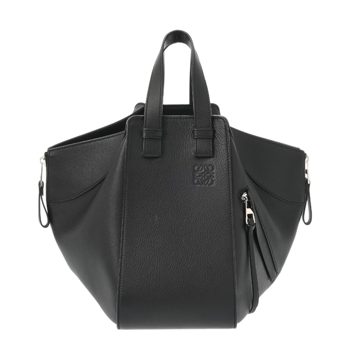 【～4/17 最大5万円クーポン】ロエベ LOEWE ハンモックバッグ スモール ブラック A538S35X18 カーフレザー レディース ショルダーバッグ ロエベ ショルダーバッグ バック ブランド 【ローン48回払い無金利】【中古】