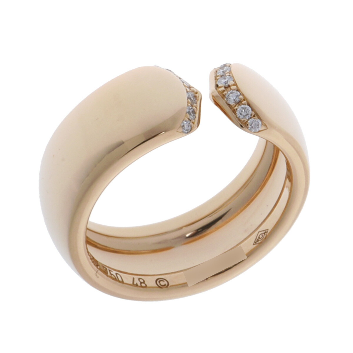【～4/10 最大5万円クーポン】カルティエ CARTIER アブソリュセリング #48 K18イエローゴールド YG ダイヤモンド レディース リング・指輪 カルティエ 【ローン48回払い無金利】【中古】