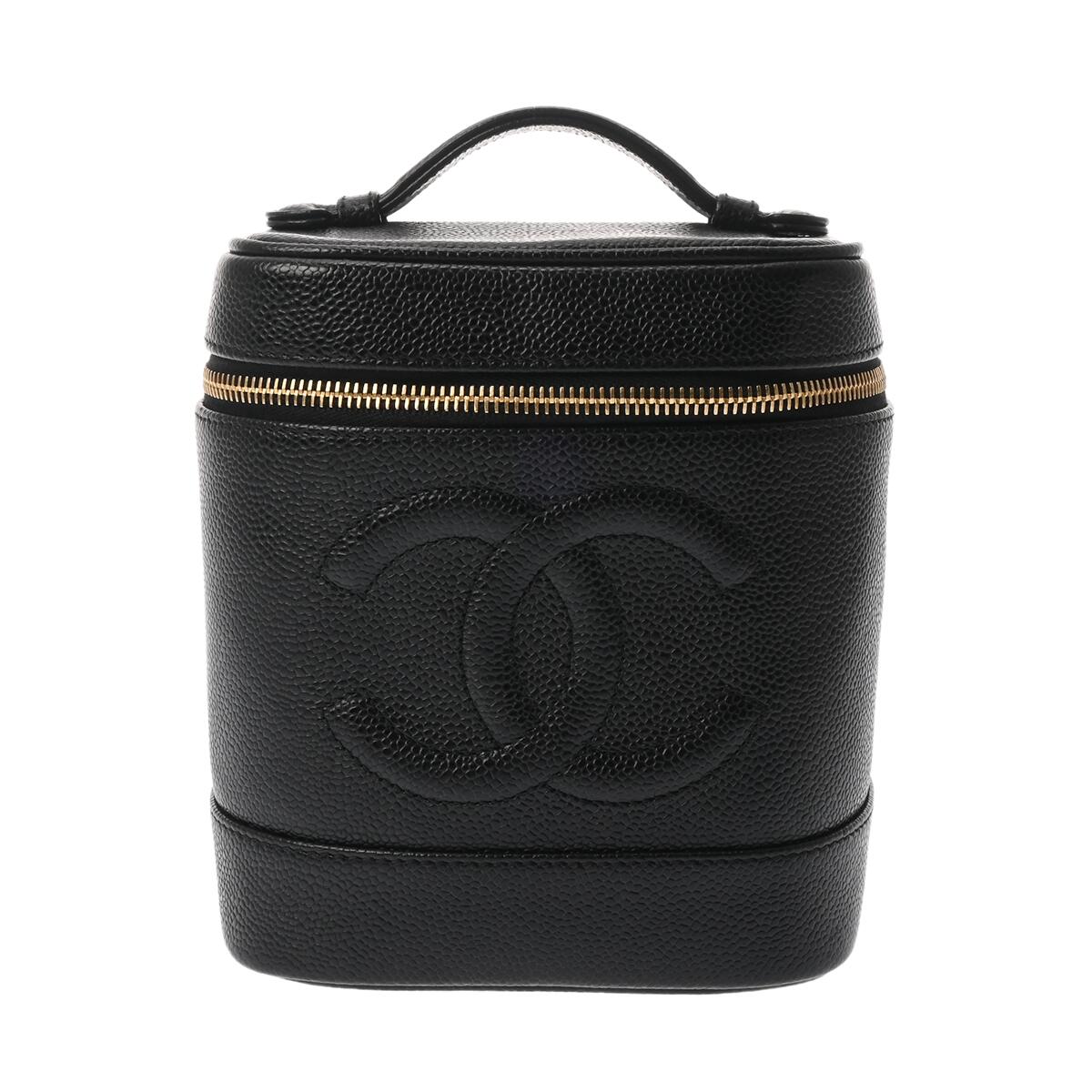 【～7/26 最大5万円クーポン】シャネル CHANEL バニティ ブラック A01998 キャビアスキン レディース バニティバッグ chanel シャネル バッグ バック ブランド 【ローン48回払い無金利】【中古】｜ウォッチニアン ブランド品専門店
