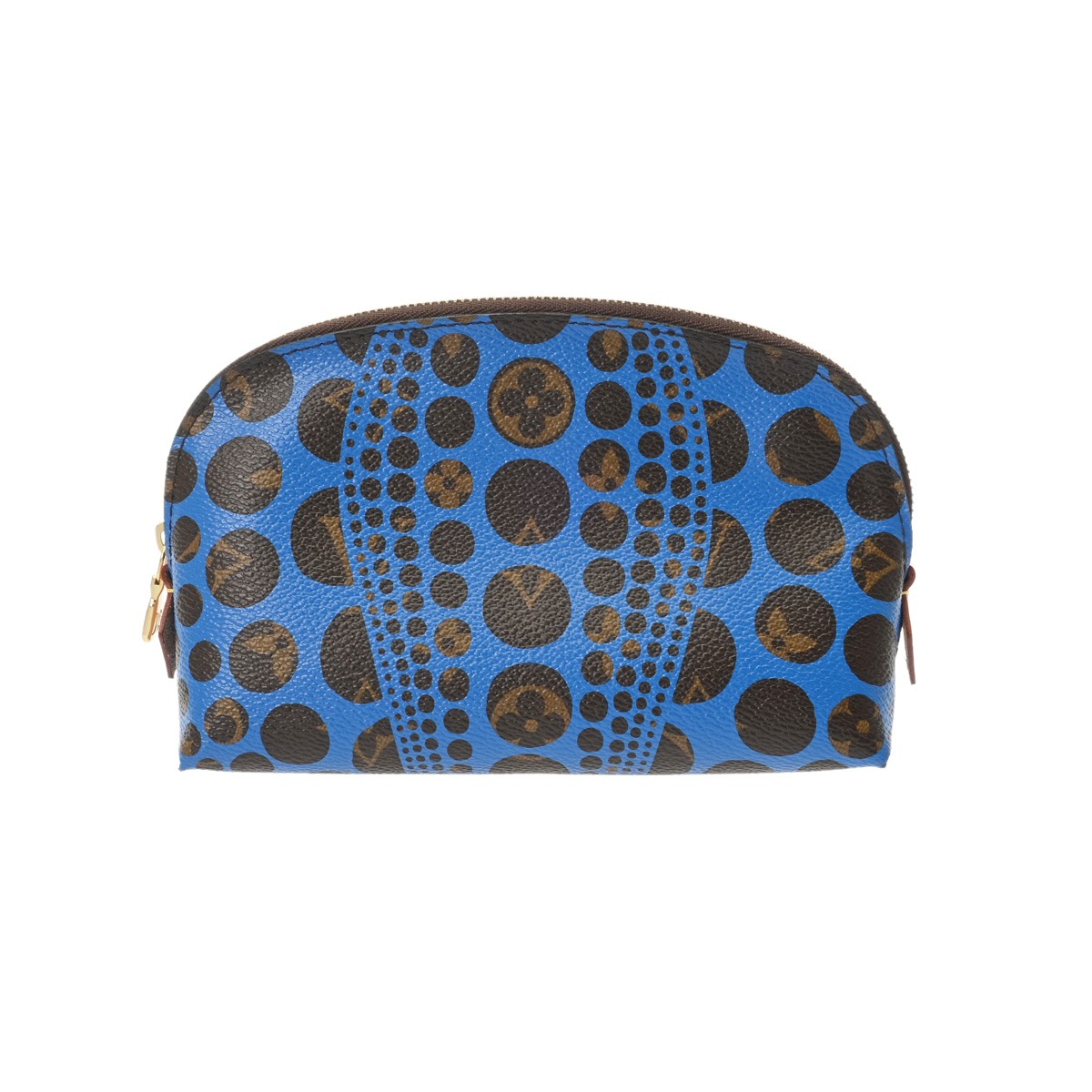 【～4/17 最大5万円クーポン】ルイ ヴィトン LOUIS VUITTON モノグラムパンプキン ポシェットコスメティック ブルー M47345 レディース ポーチ ルイ ヴィトン 【ローン48回払い無金利】【中古】