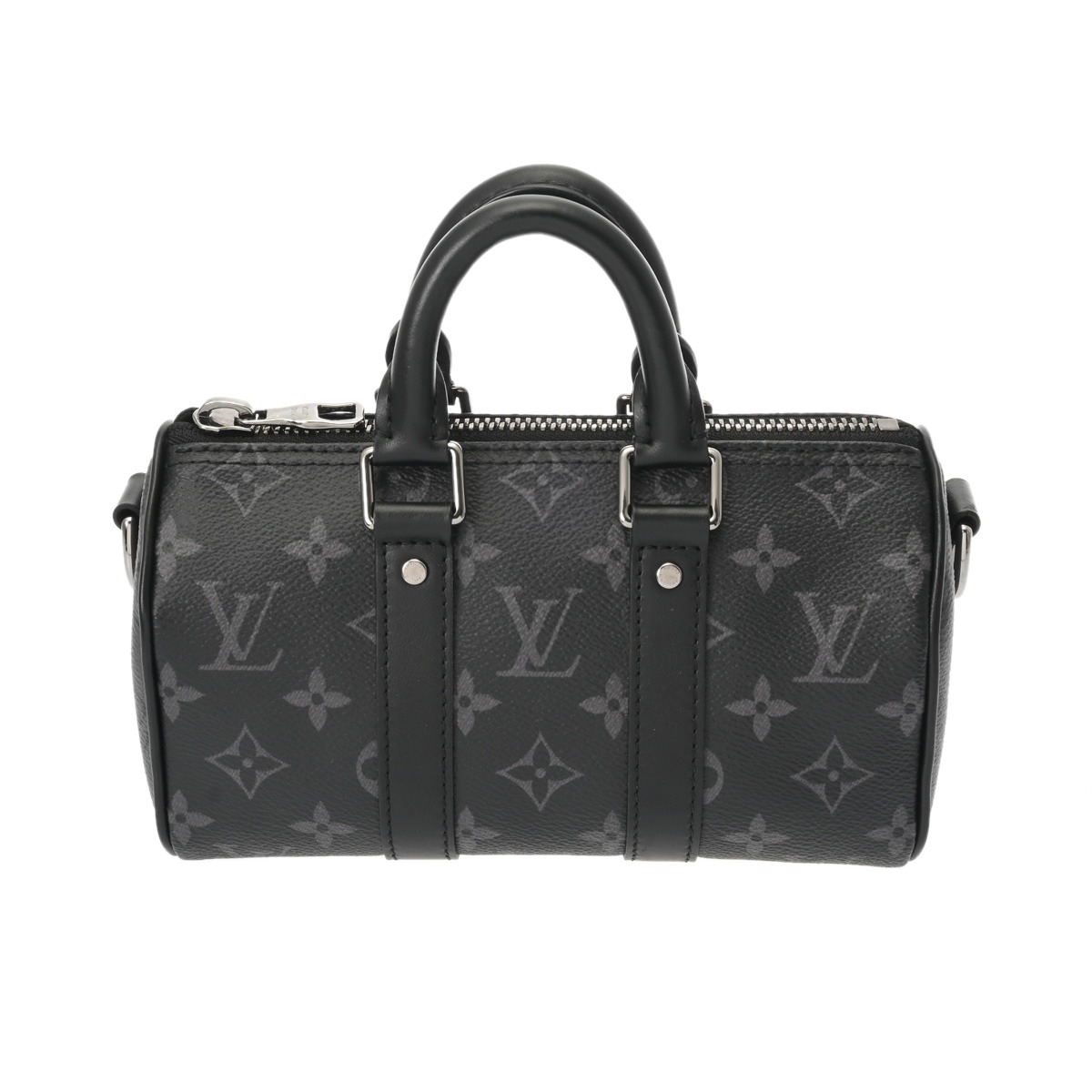 ルイ ヴィトン LOUIS VUITTON モノグラムエクリプスリバース キーポルXS ブラック M45947 モノグラムキャンバス レディース ハンドバッグ ヴィトンバッグ バック ブランド 【ローン48回払い無金利】【中古】