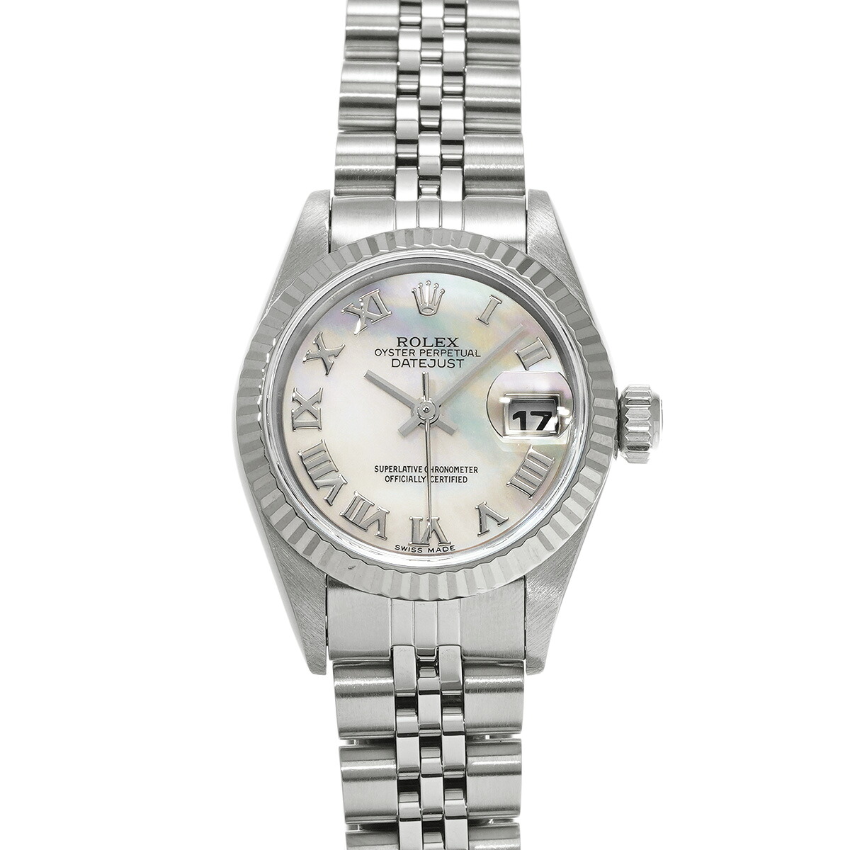 ロレックス ROLEX デイトジャスト 69174NA U番(1997年頃製造) ピンクシェル レディース 腕時計 ロレックス 時計 高級腕時計 ブランド 【ローン48回払い無金利】【中古】