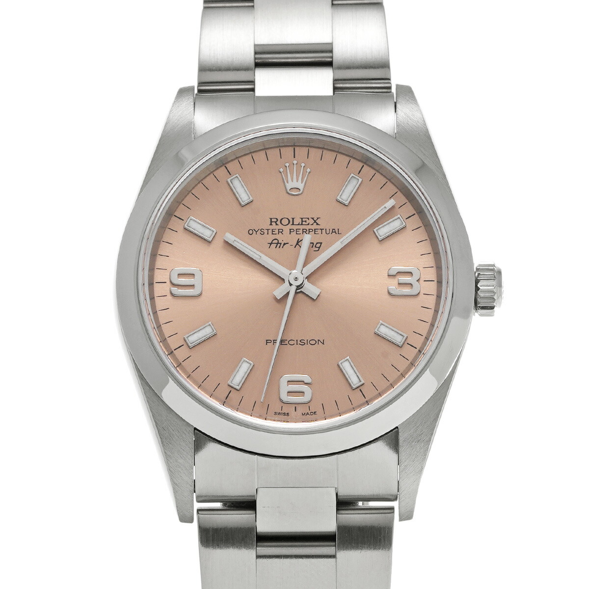 ロレックス ROLEX エアキング 14000M P番(2001年頃製造) ピンク メンズ 腕時計 ロレックス 時計 高級腕時計 ブランド 【ローン48回払い無金利】【中古】