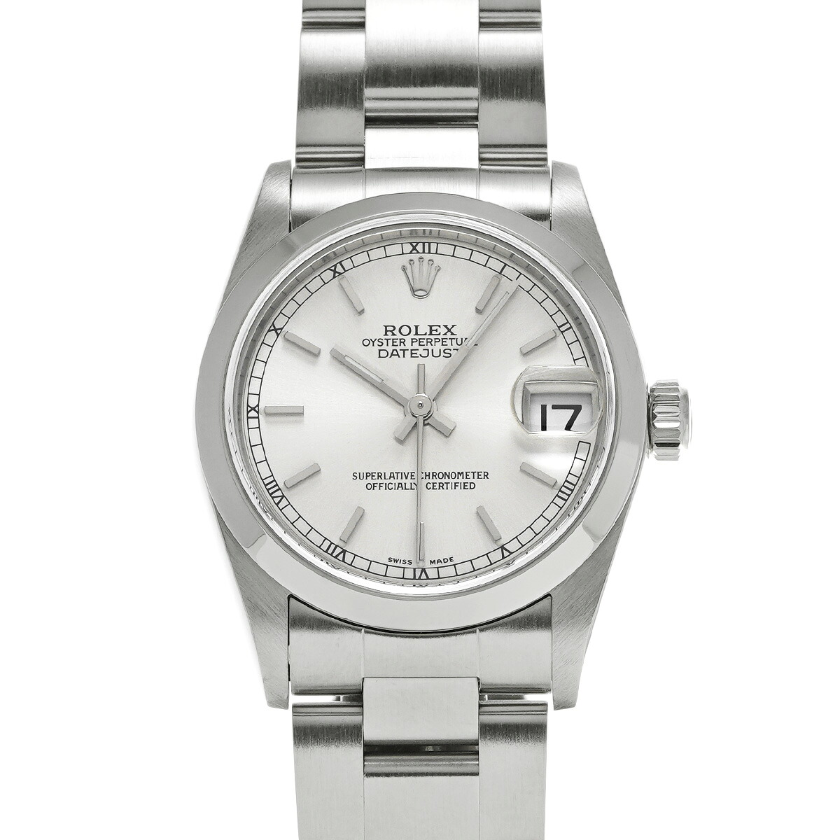 ロレックス ROLEX デイトジャスト 31 78240 K番(2002年頃製造) シルバー ユニセックス 腕時計 ロレックス 時計 高級腕時計 ブランド 【ローン48回払い無金利】【中古】|ウォッチニアン ブランド品専門店