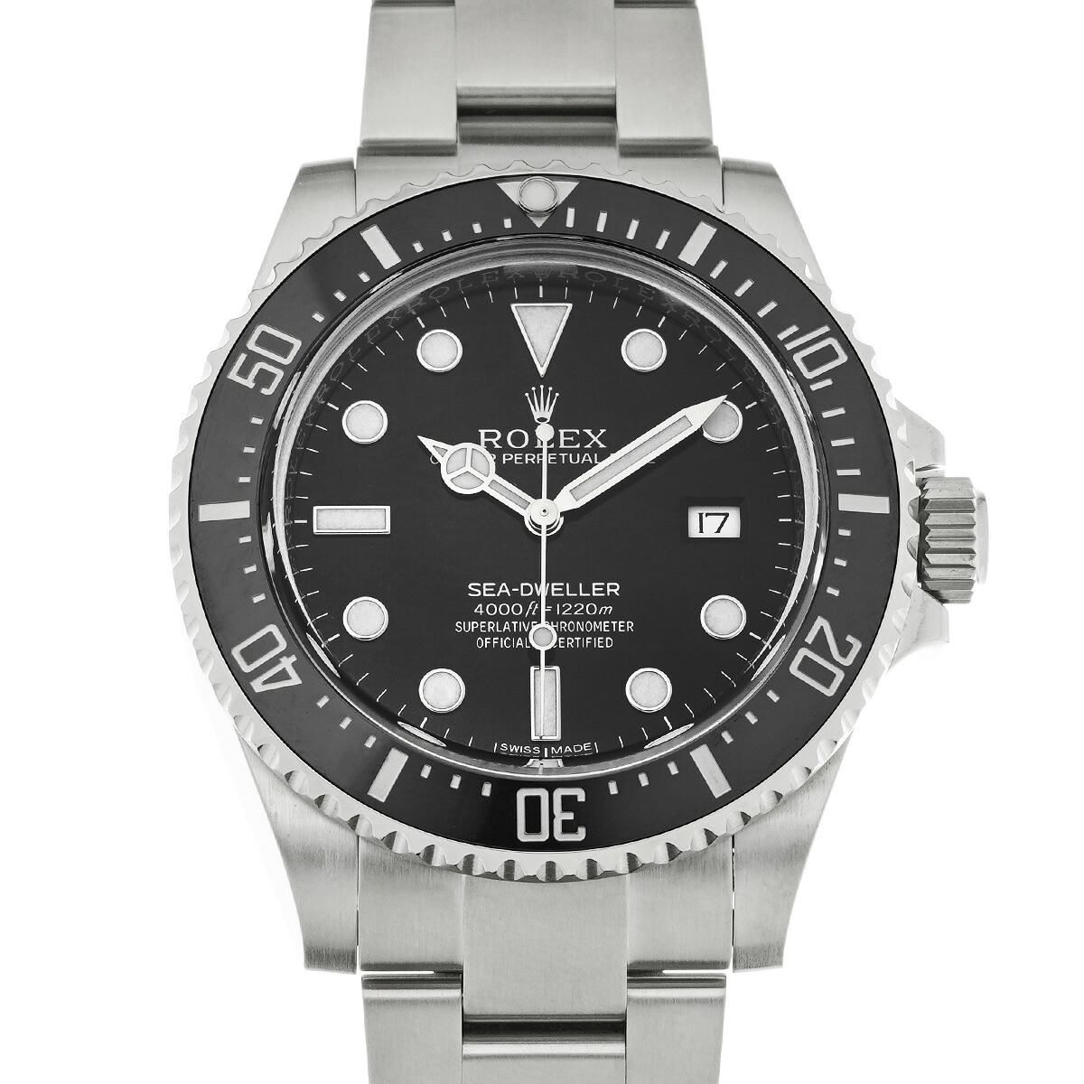 ロレックス ROLEX シードゥエラー 4000 116600 ランダムシリアル ブラック メンズ 腕時計 ロレックス 時計 高級腕時計 ブランド 【ローン48回払い無金利】【中古】