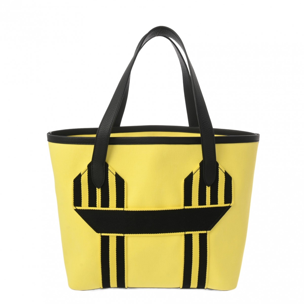 エルメス HERMES ピュールサングル  リモンチェッロ/ブラック/ライム トリヨンクレマンス/トワルミリタリー レディース トートバッグ エルメス バッグ バック ブランド 【ローン48回払い無金利】【中古】
