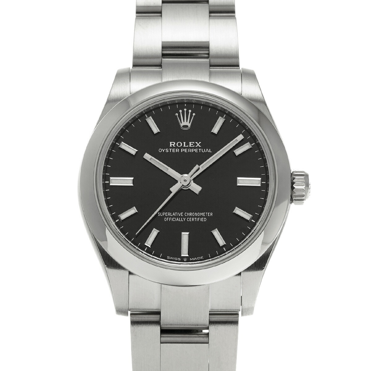 ロレックス ROLEX オイスターパーペチュアル 31 277200 ランダムシリアル ブライトブラック ユニセックス 腕時計 ロレックス 時計 高級腕時計 ブランド 【ローン48回払い無金利】【中古】