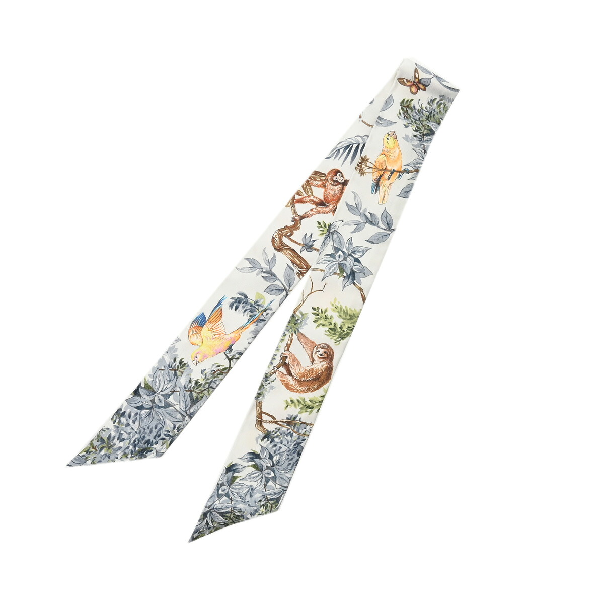 【～4/10 最大5万円クーポン】エルメス HERMES ツイリー EQUATEUR マルチカラー シルク100％ レディース スカーフ エルメス 【ローン48回払い無金利】【未使用】 26,586円