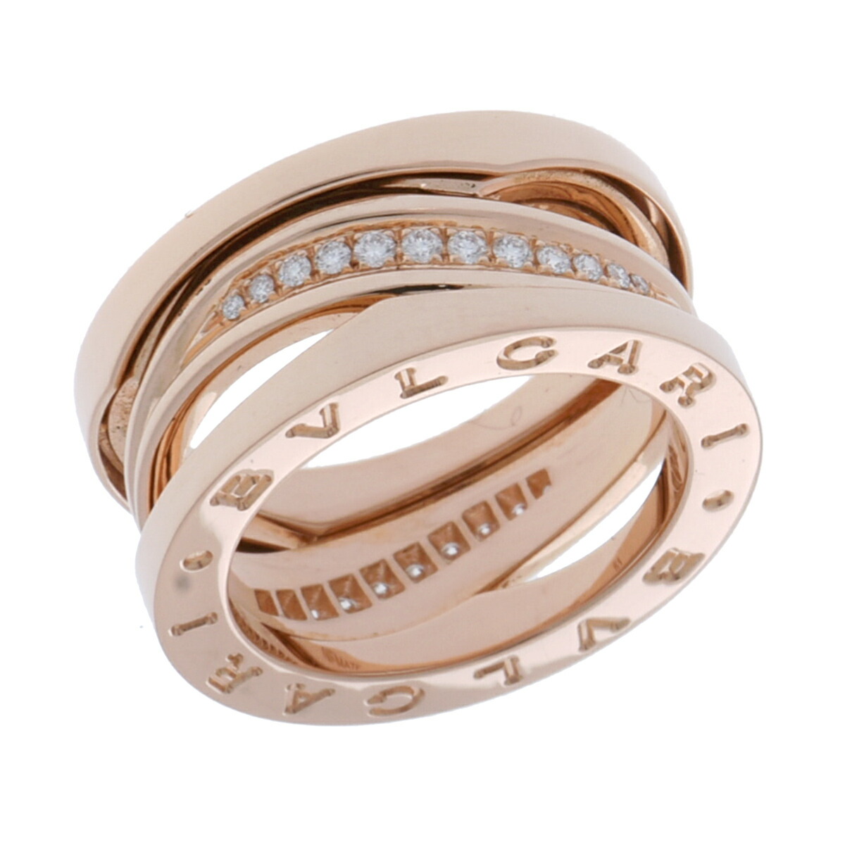 楽天市場】ブルガリ BVLGARI ビー・ゼロワン レジェンド リング K18PG 