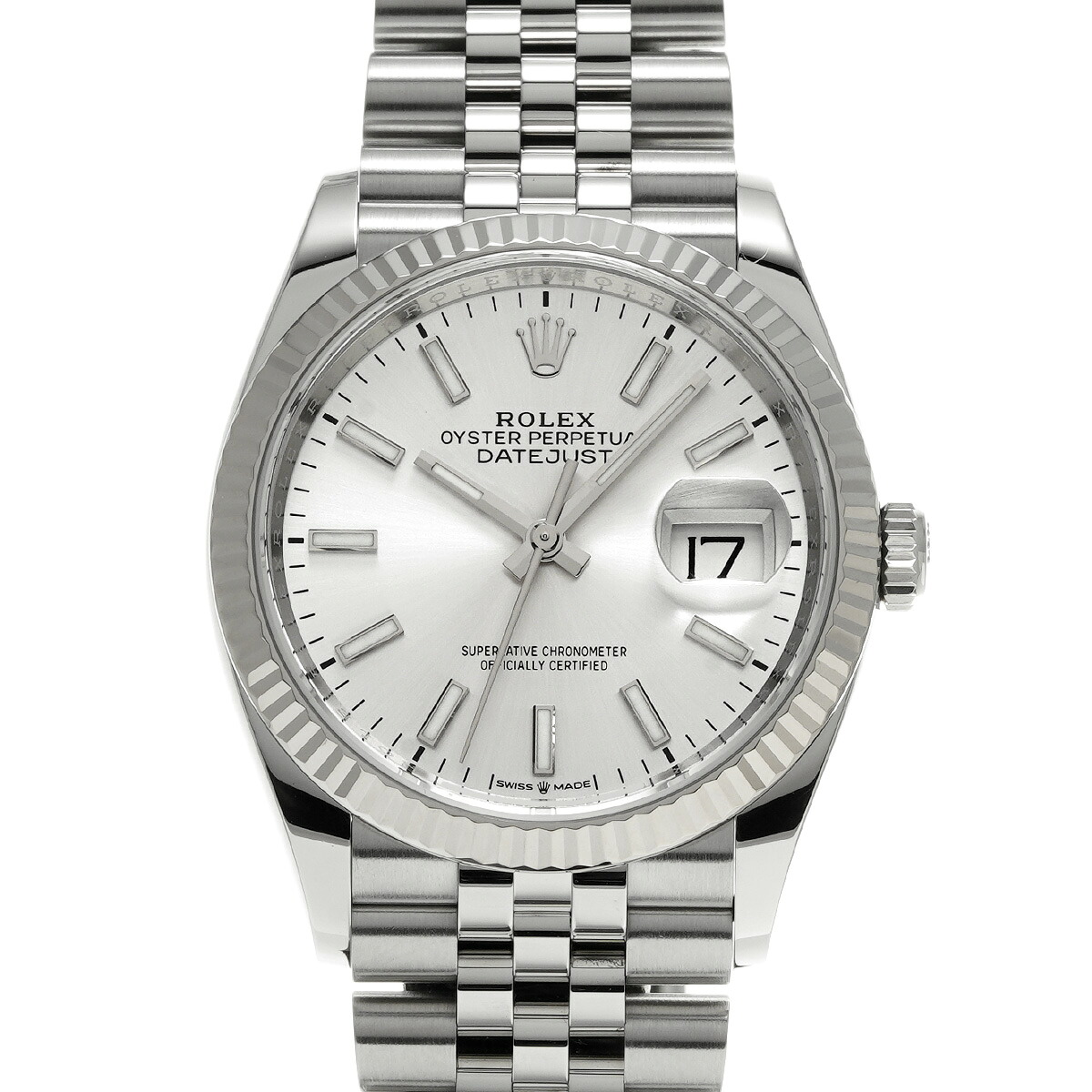 【～4/17 最大5万円クーポン】ロレックス ROLEX デイトジャスト 36 126234 ランダムシリアル シルバー メンズ 腕時計 ロレックス 時計 高級腕時計 ブランド 【ローン48回払い無金利】【中古】