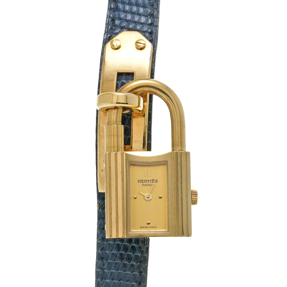 【～4/17 最大5万円クーポン】エルメス HERMES ケリーウォッチ KE1.210 シャンパン レディース 腕時計 エルメス 時計 高級腕時計 ブランド 【ローン48回払い無金利】【中古】