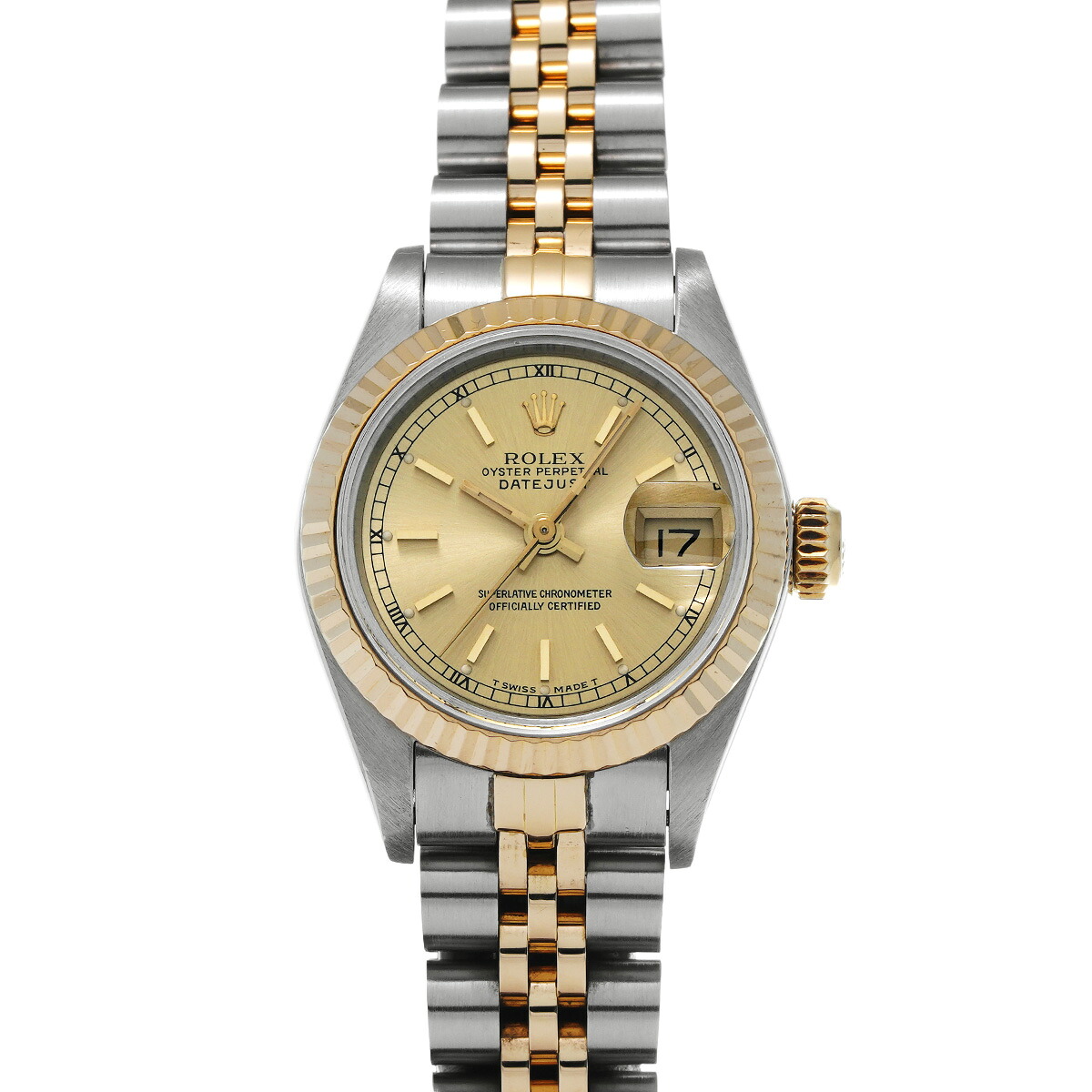 ロレックス ROLEX デイトジャスト 69173 L番(1989年頃製造) シャンパン レディース 腕時計 ロレックス 時計 高級腕時計 ブランド 【ローン48回払い無金利】【中古】