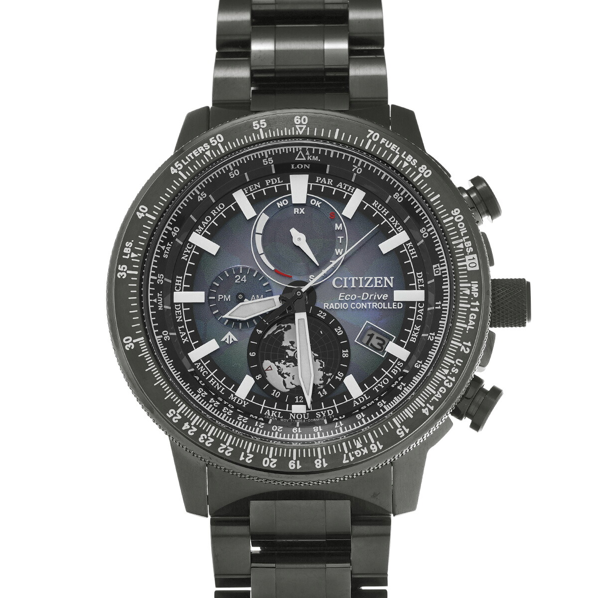 【～4/10 最大5万円クーポン】シチズン CITIZEN プロマスター スカイ エコドライブ BY3005-56E マルチカラー メンズ 腕時計 シチズン 時計 高級腕時計 ブランド 【ローン48回払い無金利】【中古】