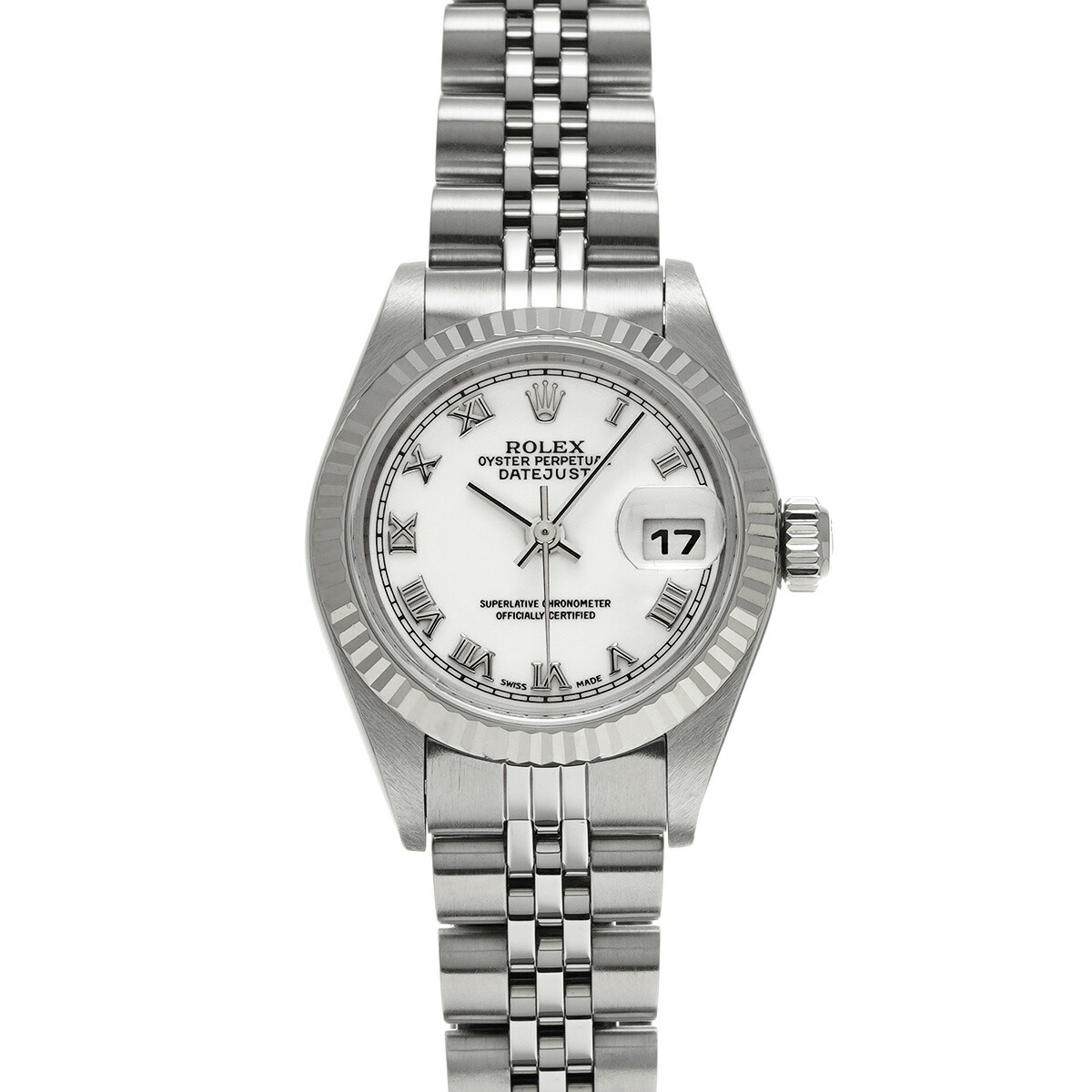 ロレックス ROLEX デイトジャスト 79174 A番(1999年頃製造) ホワイト レディース 腕時計 ロレックス 時計 高級腕時計 ブランド 【ローン48回払い無金利】【中古】